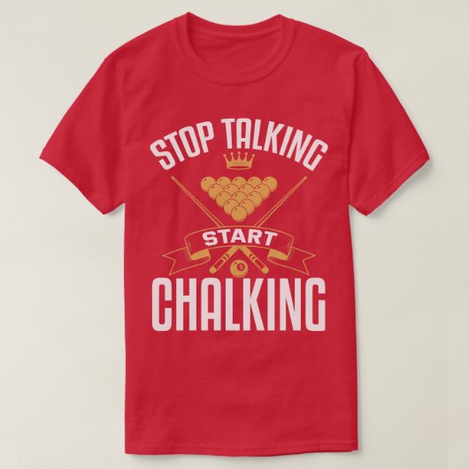 トーキングストップスタートチャーク Tシャツ (デザイン正面)