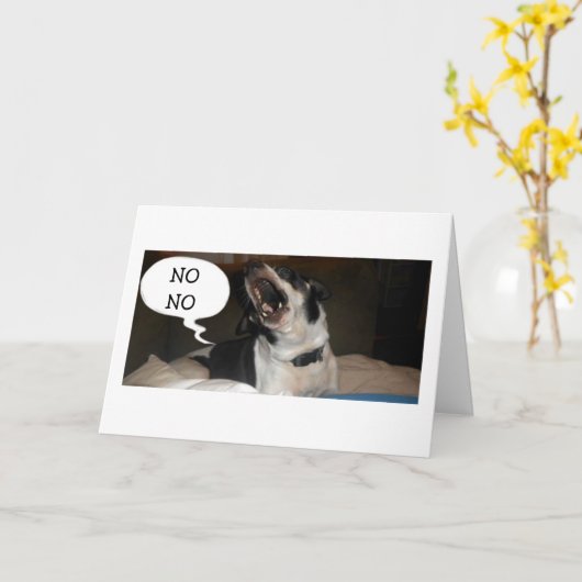 トーキングバセットハウンドユーモア – 誕生日 カード (黄色い花)