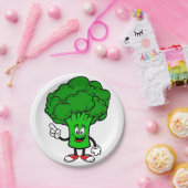 トーキングブロッコリープレート ペーパープレート (パーティー)