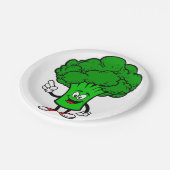 トーキングブロッコリープレート ペーパープレート (アングル)