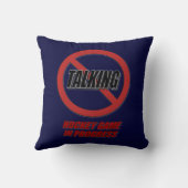 トーキングホッケーゲームが進行中ではない クッション (裏面)