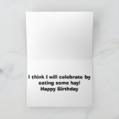 トーキングホースWOA-50?ハッピーバースデー カード (内部)