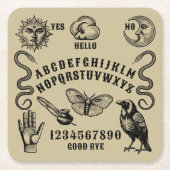 トーキングボード精神コミュニケーション スクエアペーパーコースター (正面)