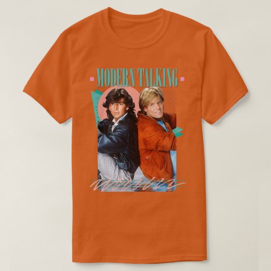 トーキングモダン80sファンデザイン tシャツ (デザイン正面)