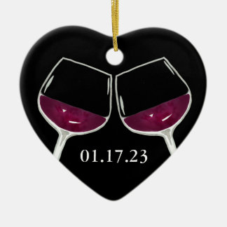 トーキングレッドワインオーナメント セラミックオーナメント