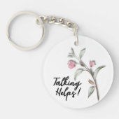 トーキング救済 – アクリル製キーリング キーホルダー (正面)