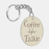 トーキー前のコーヒー キーホルダー (正面左)