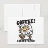トーキー前のコーヒー シーズンポストカード (正面/裏面)