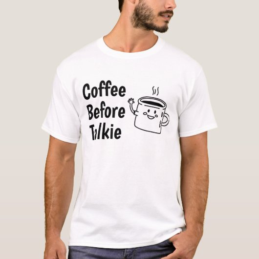 トークよりコーヒー Tシャツ (正面)