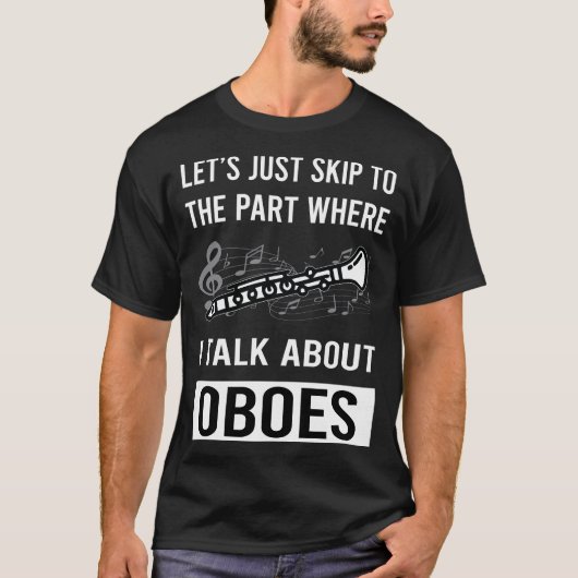 トークオーボエをスキップ Tシャツ (正面)