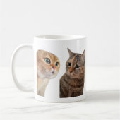トークキャッツミームマグ両面 コーヒーマグカップ (左)
