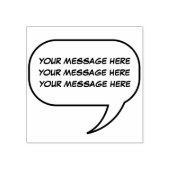 トークコールおもしろいアウトノベルティ ラバースタンプ (インプリント)