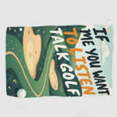 トークゴルフ ゴルフタオル (横)