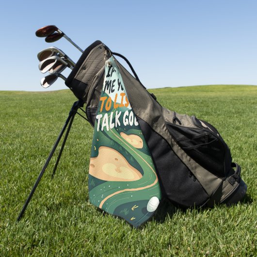 トークゴルフ ゴルフタオル (グリーン)