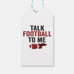 トークサッカーおもしろいファンタジー秋 ギフトタグ