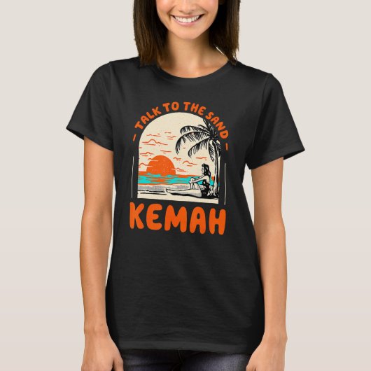 トークザサンドケマビーチテキサス州海サマーサ Tシャツ (正面)