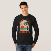 トークザサンドシエスタ鍵ビーチフロリダ海ス Tシャツ (正面フル)