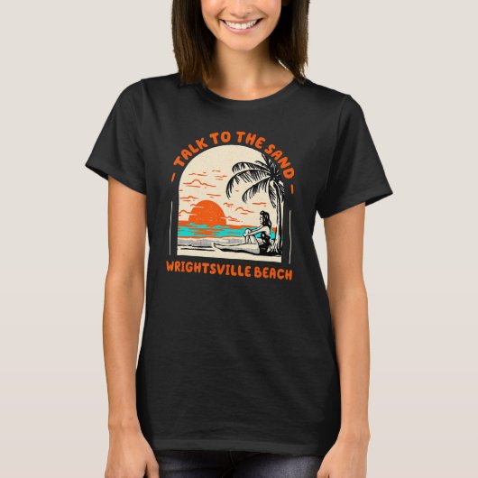 トークザサンドライトズビルビーチ海ノースCa Tシャツ (正面)