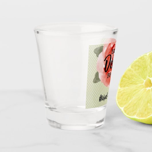 トークダービートゥーミーショットグラス ショットグラス (左)