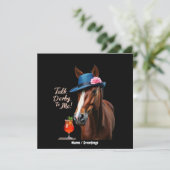 トークダービー私にレースおもしろい馬引用文 招待状 (スタンド正面)