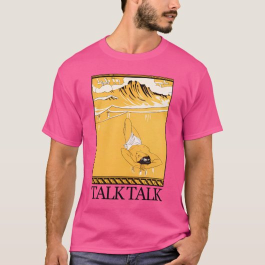 トークトークレトロスタイル美学デザイン Tシャツ (正面)