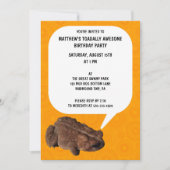 トークトータル誕生日素晴らしパーティー 招待状 (正面)