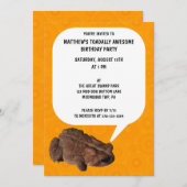 トークトータル誕生日素晴らしパーティー 招待状 (正面/裏面)