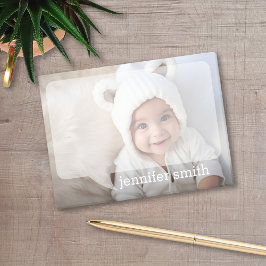 トークバブルと名前をカスタムするのフルフォトデザイン ポストイット