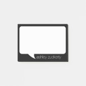 トークバブル名前をカスタムするとPICK背景色 ポストイット (正面)