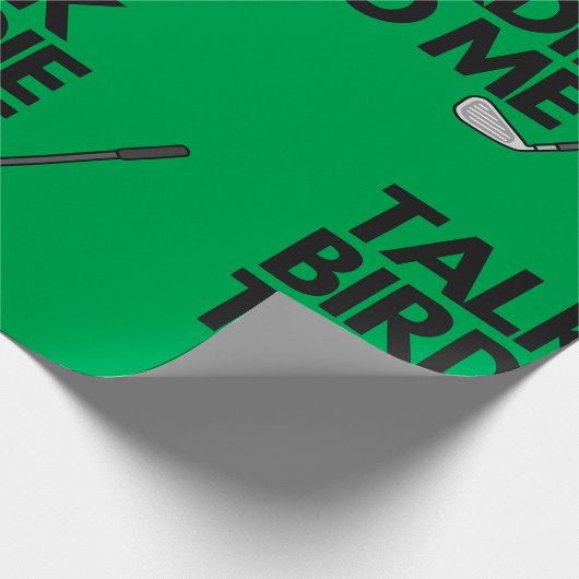 トークバーディと私のゴルフことわざ包装紙 ラッピングペーパー