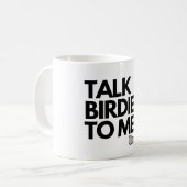 トークバーディー私にゴルフことわざコーヒーマグ コーヒーマグカップ (正面左)