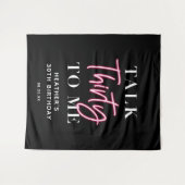 トーク30トゥーミー 30歳の誕生日パーティー 背景 タペストリー (正面(横))