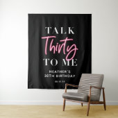 トーク30トゥーミー 30歳の誕生日パーティー 背景 タペストリー (インサイチュ)