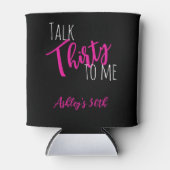 トーク30私への誕生日クーラーボックスコルディホルダー 缶クーラー (正面)