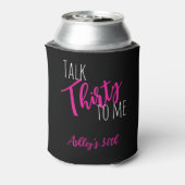 トーク30私への誕生日クーラーボックスコルディホルダー 缶クーラー (缶裏面)