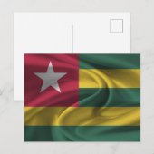 トーゴの国旗 ポストカード (正面/裏面)