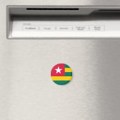 トーゴの国旗 マグネット (インサイチュ (食洗機))
