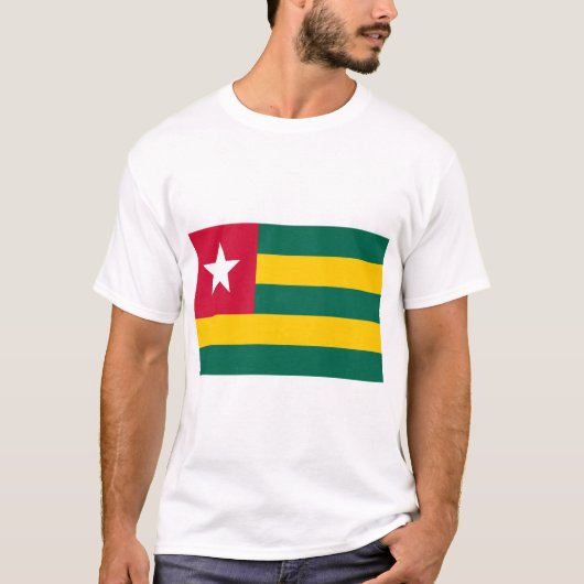トーゴの旗 Tシャツ (正面)