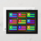 トーゴマルチフエフラグポストカード ポストカード (正面/裏面)