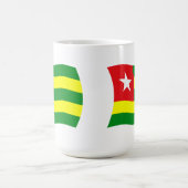 トーゴ国旗のマグカップ コーヒーマグカップ (中央)