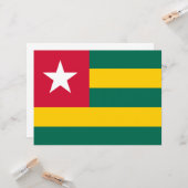 トーゴ国旗 カード (正面/裏面インサイチュ)