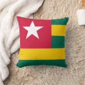 トーゴ国旗 クッション (ブランケット)
