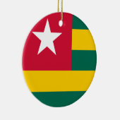 トーゴ国旗 セラミックオーナメント (右)