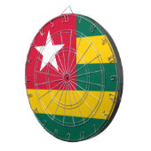 トーゴ国旗 ダーツボード (正面右)