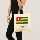 トーゴ国旗 トートバッグ (正面(商品))