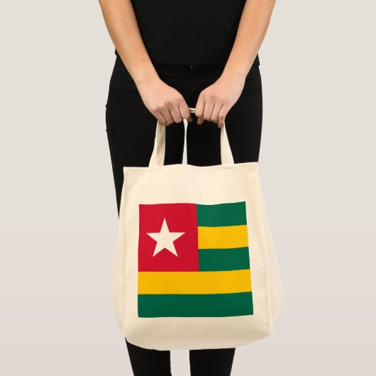 トーゴ国旗 トートバッグ (正面(商品))