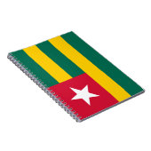 トーゴ国旗 ノートブック (右側)