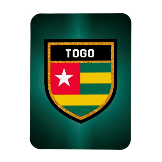 トーゴ国旗 マグネット (縦)