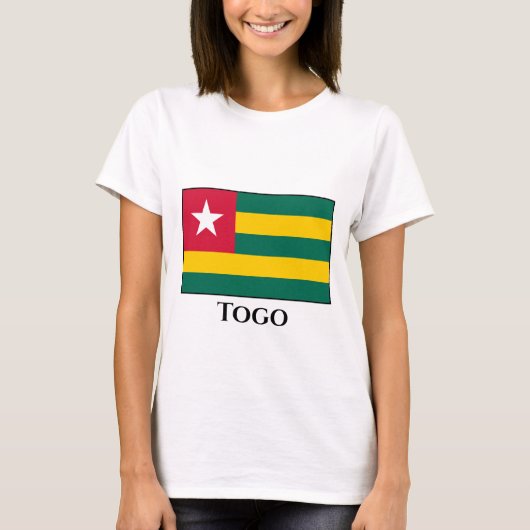 トーゴ国旗 Tシャツ (正面)