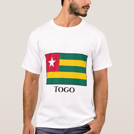 トーゴ国旗 Tシャツ (正面)
